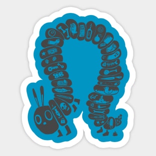 The Very Greedy Caterpillar Sticker